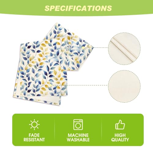 Summer Blue Table Runner 13x90 Inch - Seasonal Polyester Dining Decor