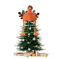 Thanksgiving Turkey Tree Topper - Fall Tree Decoration for Christmas - Variation C