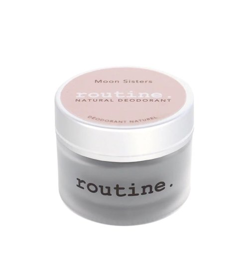 Routine Natural Deodorant - Aluminum Free Formula for Women & Men | Moon Sisters, 2 Oz, Rose & Lavender Scent