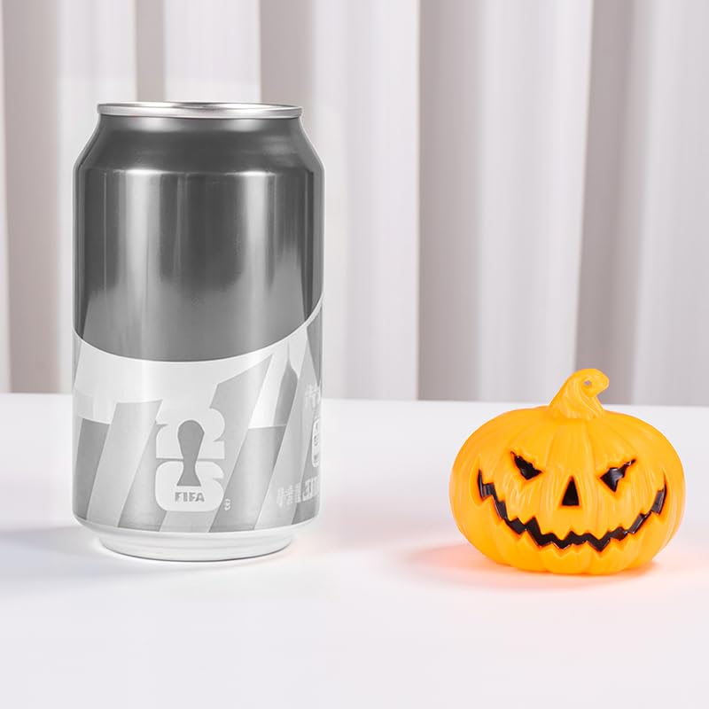 Mini LED Jack-o'-Lantern Pumpkin Lanterns Set - Halloween & Fall Decor - Pumpkin_A