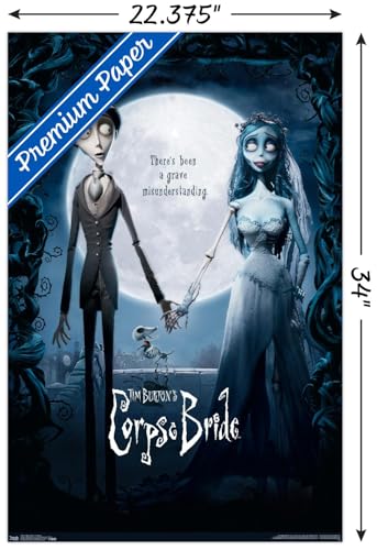 Tim Burton's The Corpse Bride Wall Poster - 22.375 x 34 Inches Unframed Premium Version