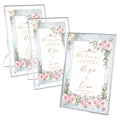 3 Pack Acrylic Picture Frames 4x6 with Stand - Modern Photo Display