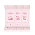 Rice Water Bright Cleansing Wipes 3-Pack - Moisturizing Facial Wipes, 25 Count Each
