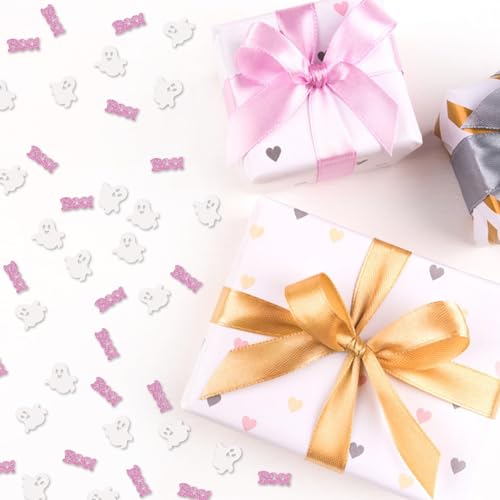 Halloween Baby Boo Confetti for Party Decorations, 120pcs