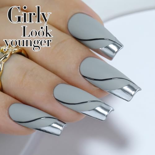 Double Rhythm Milky Gray 15ML Gel Polish - Same Color Soak Off Nail Art