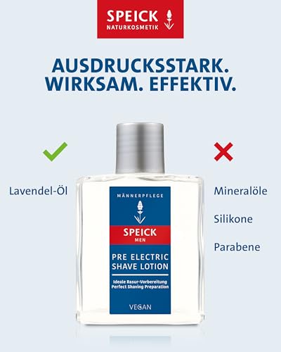 Men Pre-Shave Lotion with Lavender Oil - Invigorating & Relaxing, 3.4 fl oz