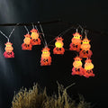 Pink Cow String Lights - 10LED Battery Operated Fairy Lights for Home & Party Decor - Variation of Pink Cow