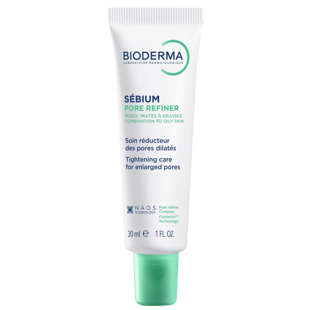 Bioderma Sébium Pore Refiner Cream - Pore Minimizer & Makeup Primer for Oily, Acne-Prone Skin