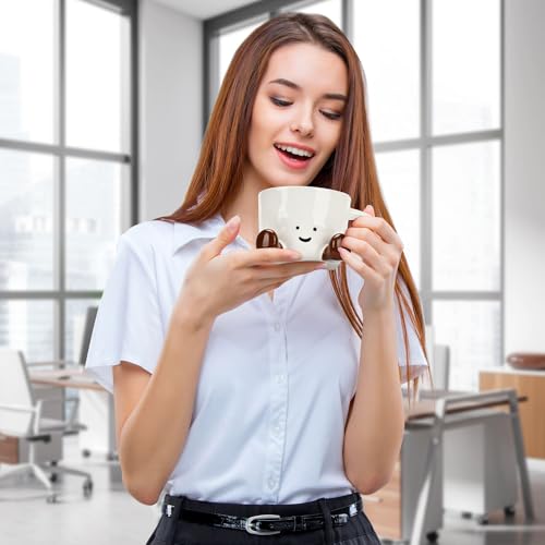 Chocolate Ceramic Coffee Mug 12.8oz - Cute Funny Office Mug for Women