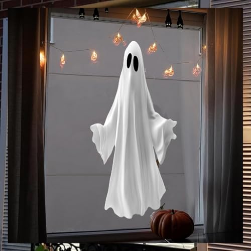 Halloween Ghost Window Clings - Reusable Stickers for Holiday Home Decoration - Style8