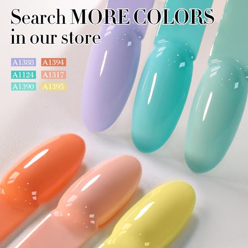 Gel Nail Polish 15ML - Purple Lilac - Same Color, Soak Off, Salon & DIY