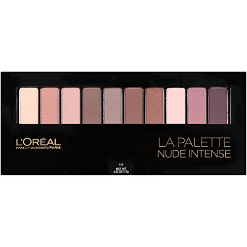L’Oréal Paris Nude Intense Eye Shadow Palette with Brush - 0.62 oz