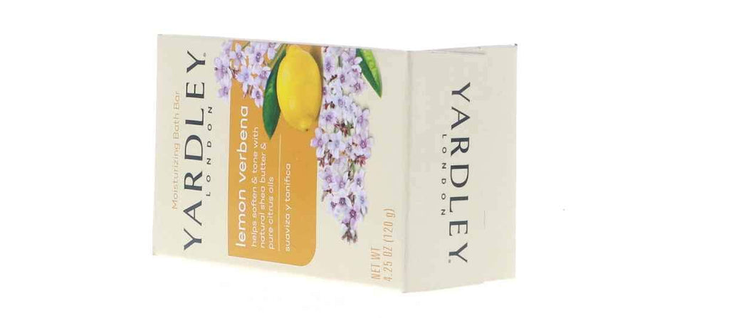 Yardley London Lemon Verbena with Shea Butter & Pure Citrus Oil Moisturizing Bar (Pack of 20)