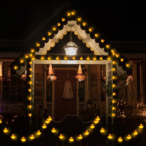 Yellow Rubber Duck String Lights - Battery Operated LED Decor, 1 Piece - Variation of Duck / Yellow / 1