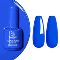 Blue Gel Nail Polish - Electric Punk D - Creme Blue 15ML Bright Blue