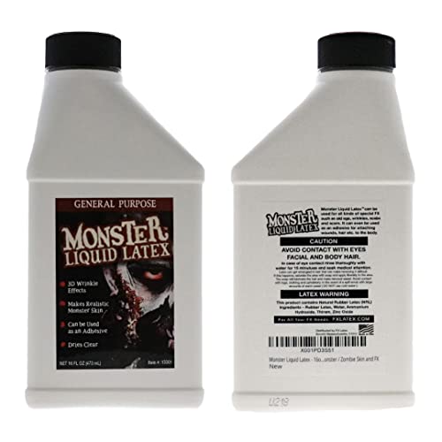 Liquid Latex Body Paint for Halloween Costumes & Special Effects 2 Pack