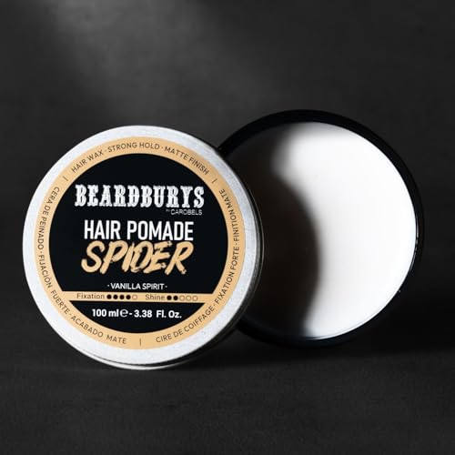 Spider Hair Styling Wax with Medium Hold & Natural Finish - Unscented, 3.5 Fl Oz - Variation: Spider