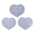 3Pcs Nail Art Silicone Molds for 3D Skull Ghost Bat Design DIY Manicure