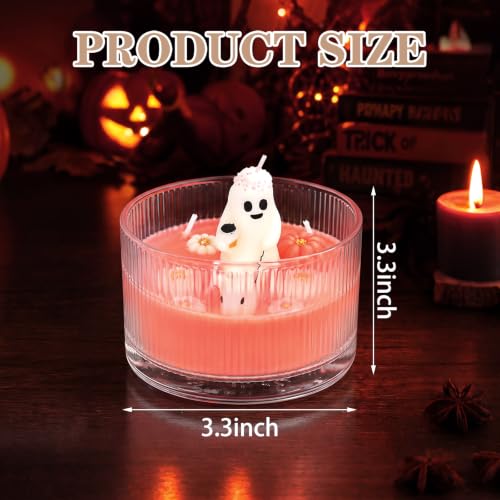 Halloween Scented Candle Gift Set with Ghost & Walking Dog Design