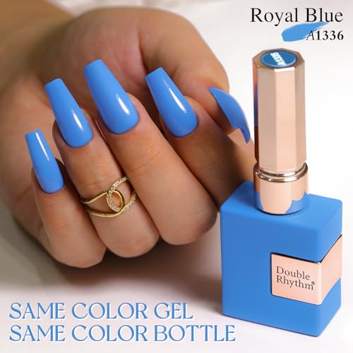 Royal Blue Gel Nail Polish 15ML - Same Color, Soak Off, Long-Lasting Manicure