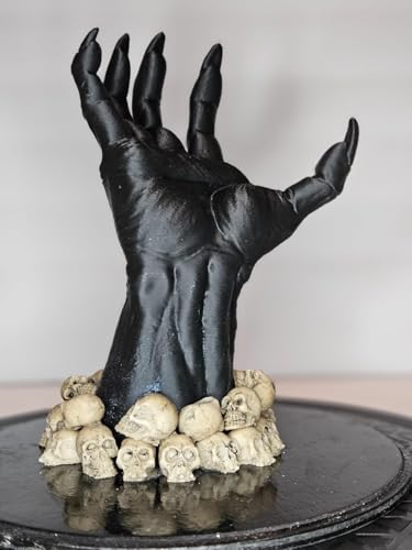 Mini Resin Skull Decor Set - Spooky Halloween Skeleton Head Figures, 20 Pieces
