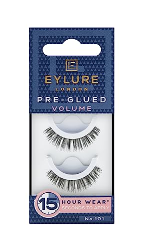 Pre-Glued False Eyelashes No. 101 Voluminous Lash 1 Pair - Eye-Opening Look