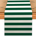 Wizard Table Runner 13x72 Inch Green White Magic School Home Party Decor - Variation of Green-White