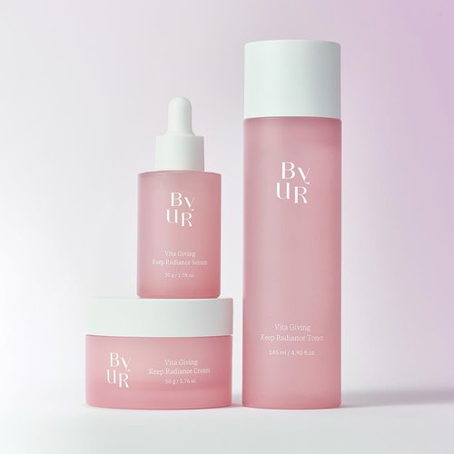 ByUR Vita Giving Radiance Cream - Brightening & Hydrating for Dark Spots, 50ml | Korean Skincare with Hyaluronic Acid & Vitamin C