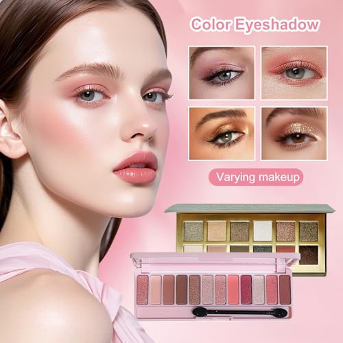 Complete 25-Piece Makeup Kit for Women and Teens - All-in-One Cosmetic Set