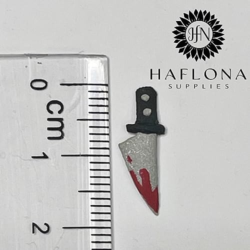 Halloween Fake Knife Nail Charms - 10PC Blood Knife Handmade Nail Art Accessories - KniHalloween-10Pcs