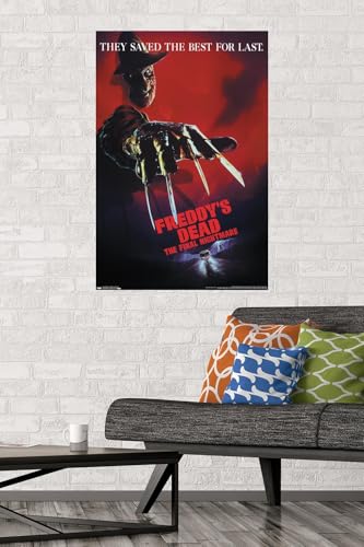 Nightmare on Elm Street Freddy's Dead Wall Poster - 22.375 x 34 Inches, Unframed Premium Version (POD16588)