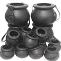 16-Pack Halloween Cauldrons & Treat Buckets - Plastic Candy & Party Favors