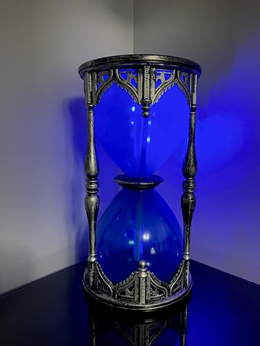 Halloween Haunted Hourglass Decor with Light & Sound - 13 Inch Gothic Display