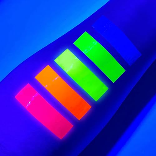 Blacklight Face and Body Paint 0.34oz Neon Fluorescent Pack of 5 - UV Reactive