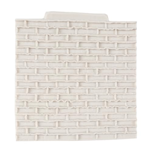 Brick Wall Texture Fondant Mold Set of 3 - Tree Bark & Rock Patterns, Food-Grade Silicone, Cake Decorating Tools - Style B