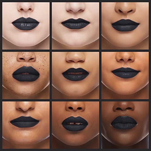 Liquid Suede Cream Lipstick - Alien Black - 0.13 Fl Oz - NYX Professional Makeup
