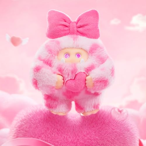 Giggle Monster Crystal Wish Series Plush Action Figures Set - Random Collectible Toys, Home Decor, Holiday Gifts