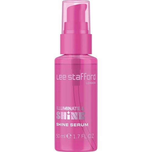 Lee Stafford Shine Hair Serum - Illuminate & Shine | Anti-Frizz Styling Oil for Dry Hair, 1.7 Fl Oz