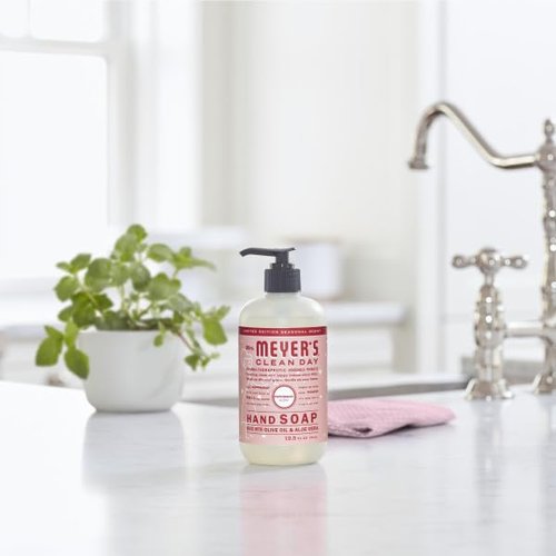 Mrs. MEYER'S CLEAN DAY Peppermint Liquid Hand Soap Peppermint, 12.5 oz. (Pack of 4)