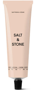 Salt & Stone Body Lotion for Women & Men | Saffron & Cedar | Hydrates, Nourishes & Softens Skin | Restores Dry Skin | Fast-Absorbing | Cruelty-Free & Vegan | 3.4 fl oz