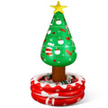 Inflatable Christmas Tree Cooler - 50 Inch Holiday Beverage Cooler with Red Ice Bucket - Tree Variation