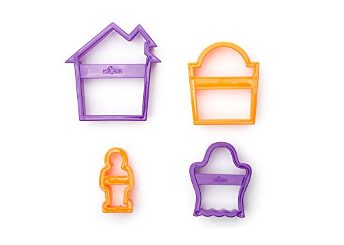 Nesting Halloween Cookie Cutter Set - Haunted House, Ghost, Tombstone & Mummy