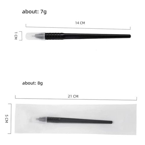 ALIWOD Disposable Microblades Pen, U18,10 Pack, 0.18mm (18u) For Eyebrow Makeup Microblading Supplies