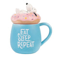 Snoopy Mug with Lid 16.9oz - Peanuts Coffee Cup, Beagle Gift, Variation of Snoopy