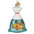 Goldfish in a Bag Holiday Glass Ornament for Christmas Tree - Handcrafted Pet Collection