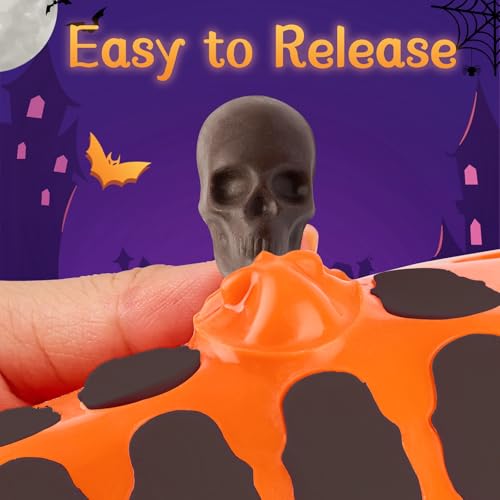 Mini Skull Silicone Molds for Halloween Candies & Decorations - 2 Pcs, 100 Cavities
