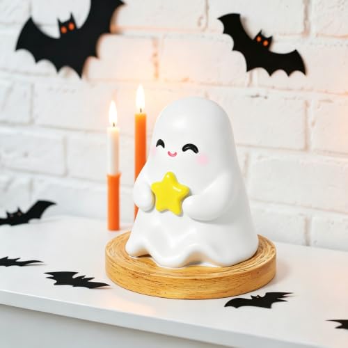 Mini Ghost Figurine Halloween Home Decoration - White2