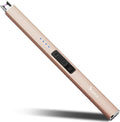 SUPRUS Electric Lighter - Windproof Flameless USB Rechargeable with Safety Lock | Champagne Gold