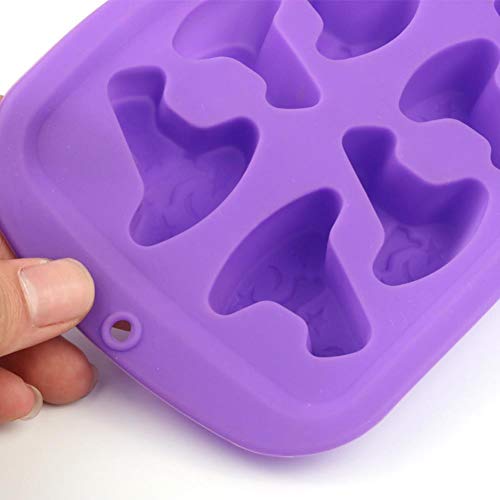 Halloween Witch Hat Silicone Baking Mold - Muffins, Chocolates, Cakes