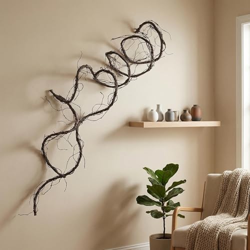 118-Inch Bendable Artificial Grapevines Garland Tree Branches - Medium